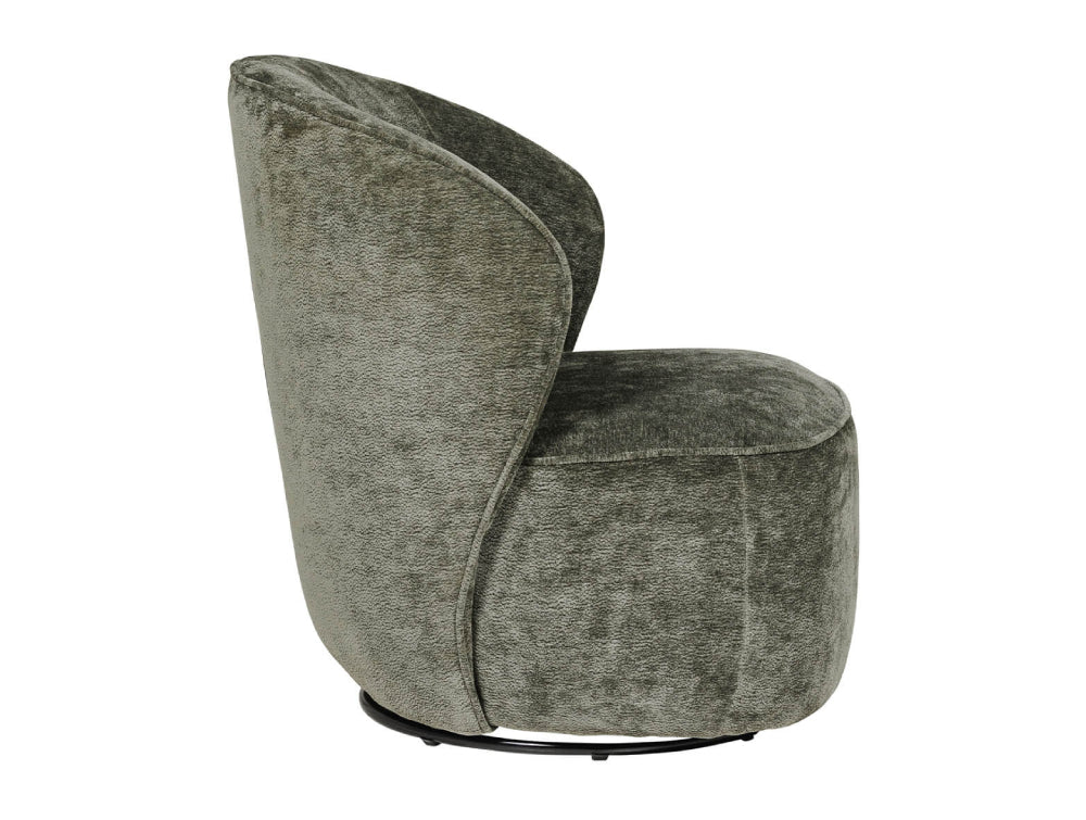 Aera Swivel Accent Chair Green 4