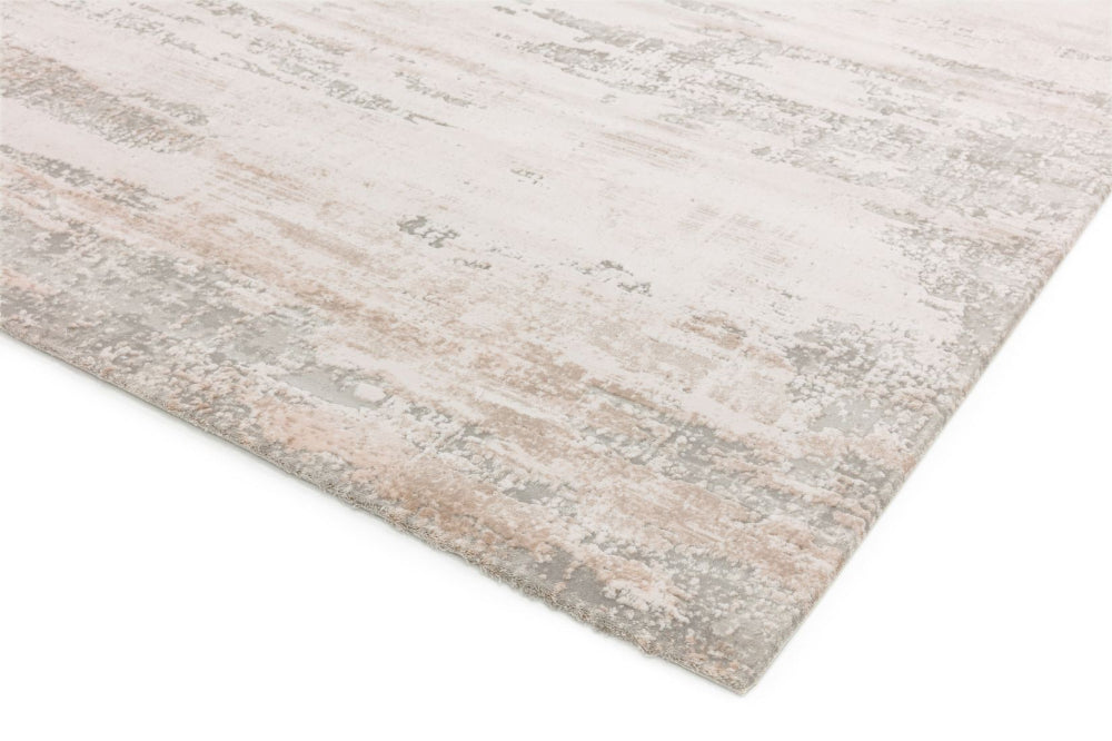 Alexis Floor Rug Pearl Corner Detail