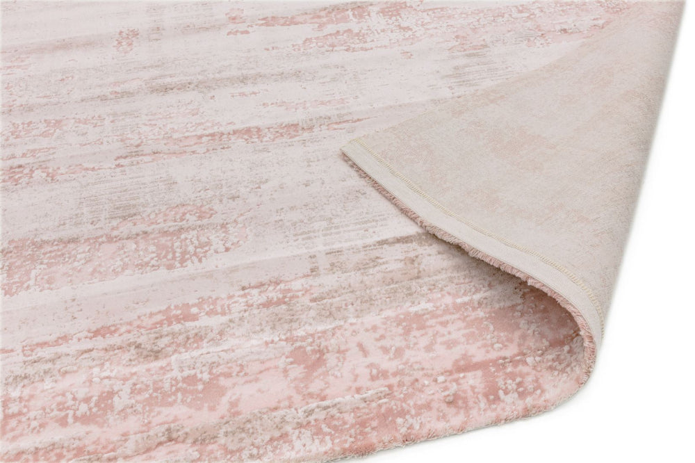 Alexis Floor Rug Pink Corner Detail 3