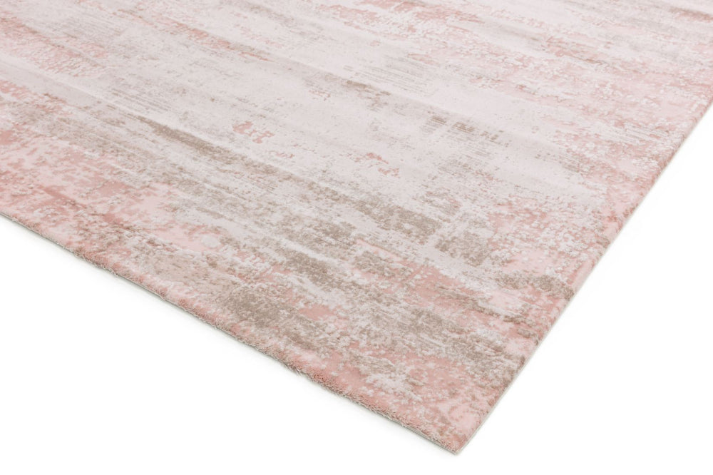 Alexis Floor Rug Pink Corner Detail