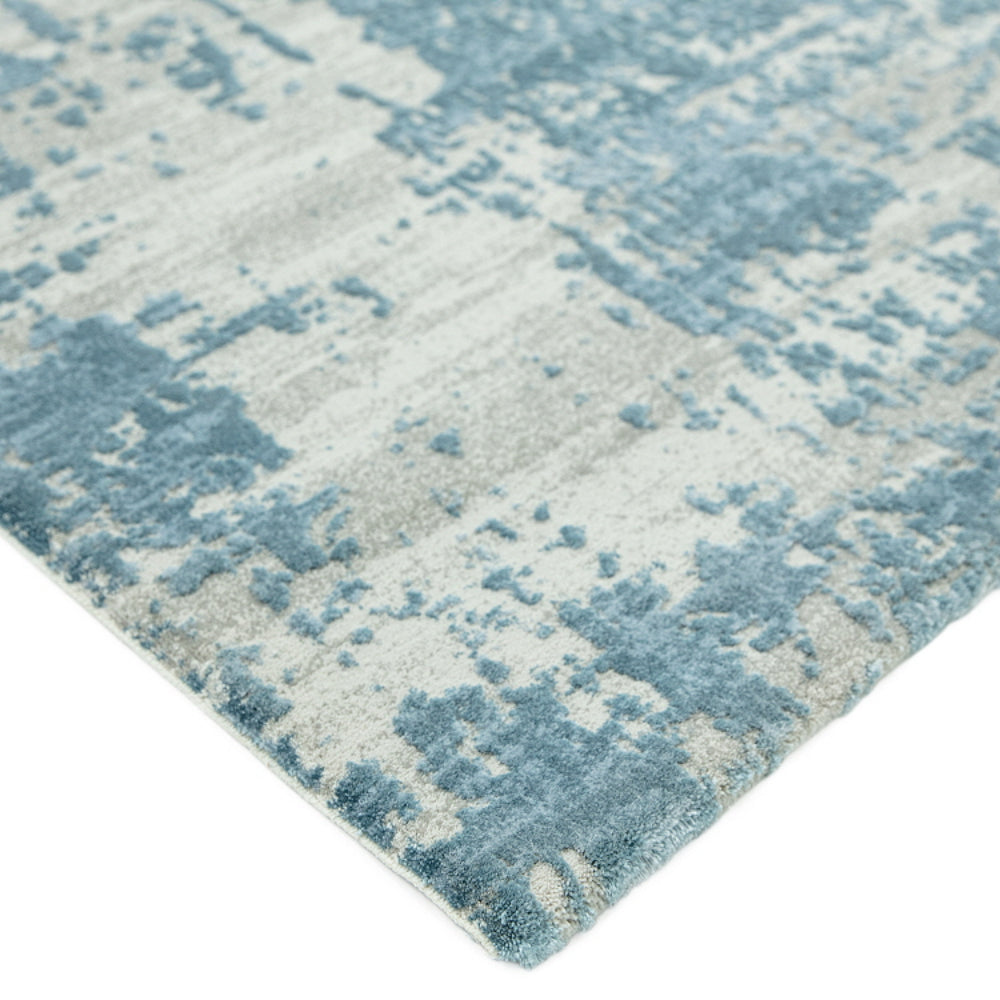 Alexis Floor Rug Teal Corner Detail 2