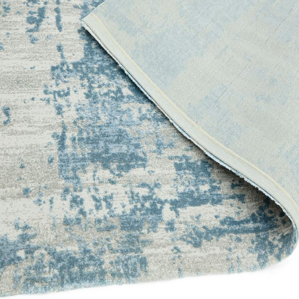 Alexis Floor Rug Teal Corner Detail