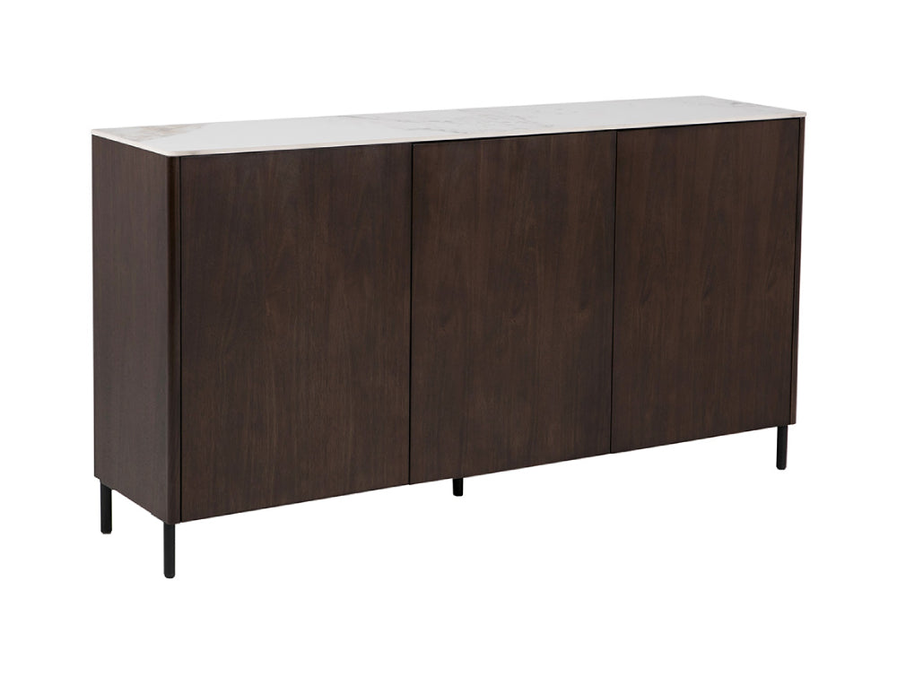 Alina 3 Door Sideboard Brown
