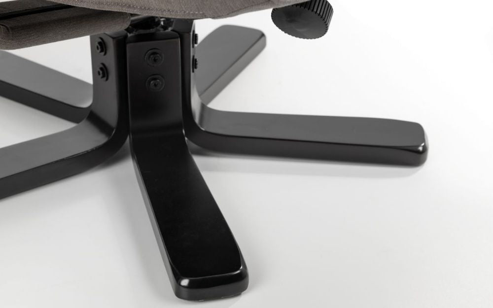 Ally Swivel Massage Recliner Grey Base Detail