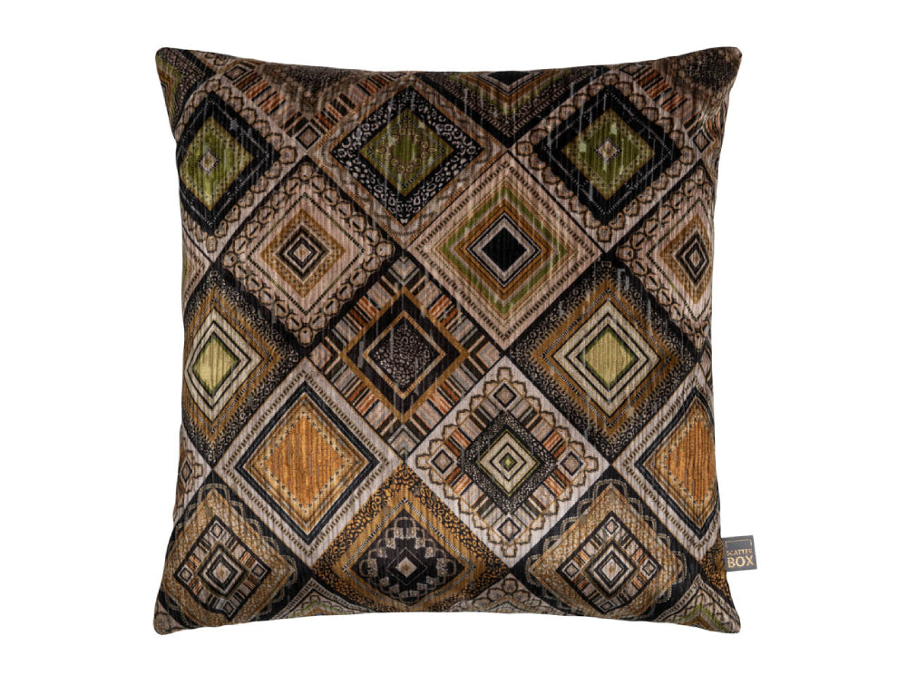 Amara Cushion Green Black