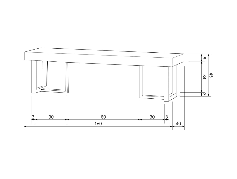 Amie Dining Bench Natural 6 with Matching Table and Velvet Type Chair in Dining Area Setting