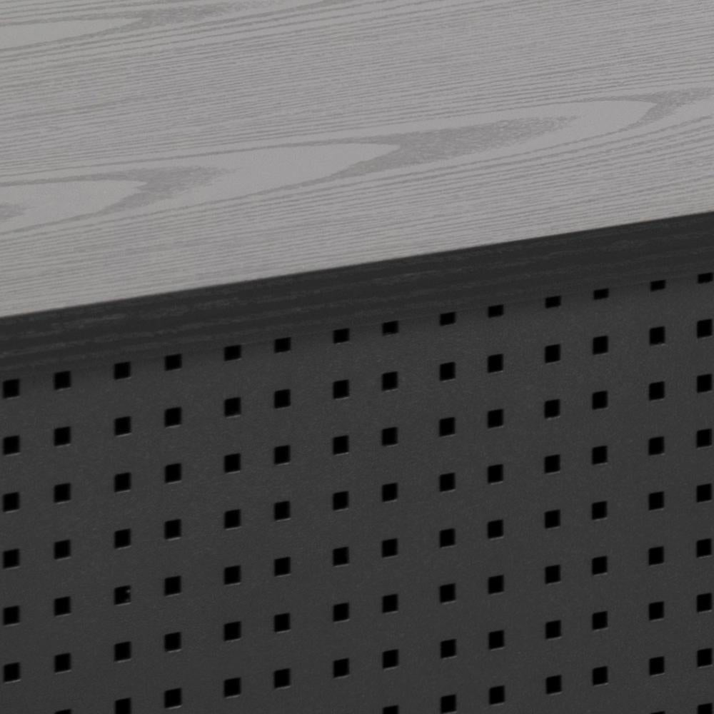 Angie Rectangular Media TV Unit Top Edge Detail