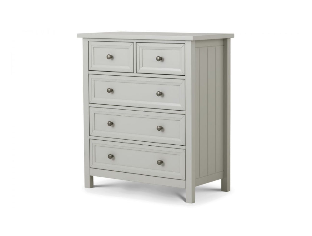Anne 3+2 Drawer Chest Dove Grey