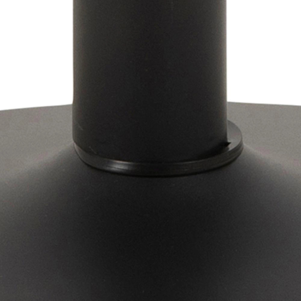 Antonio Round Dining Table Black Leg Detail