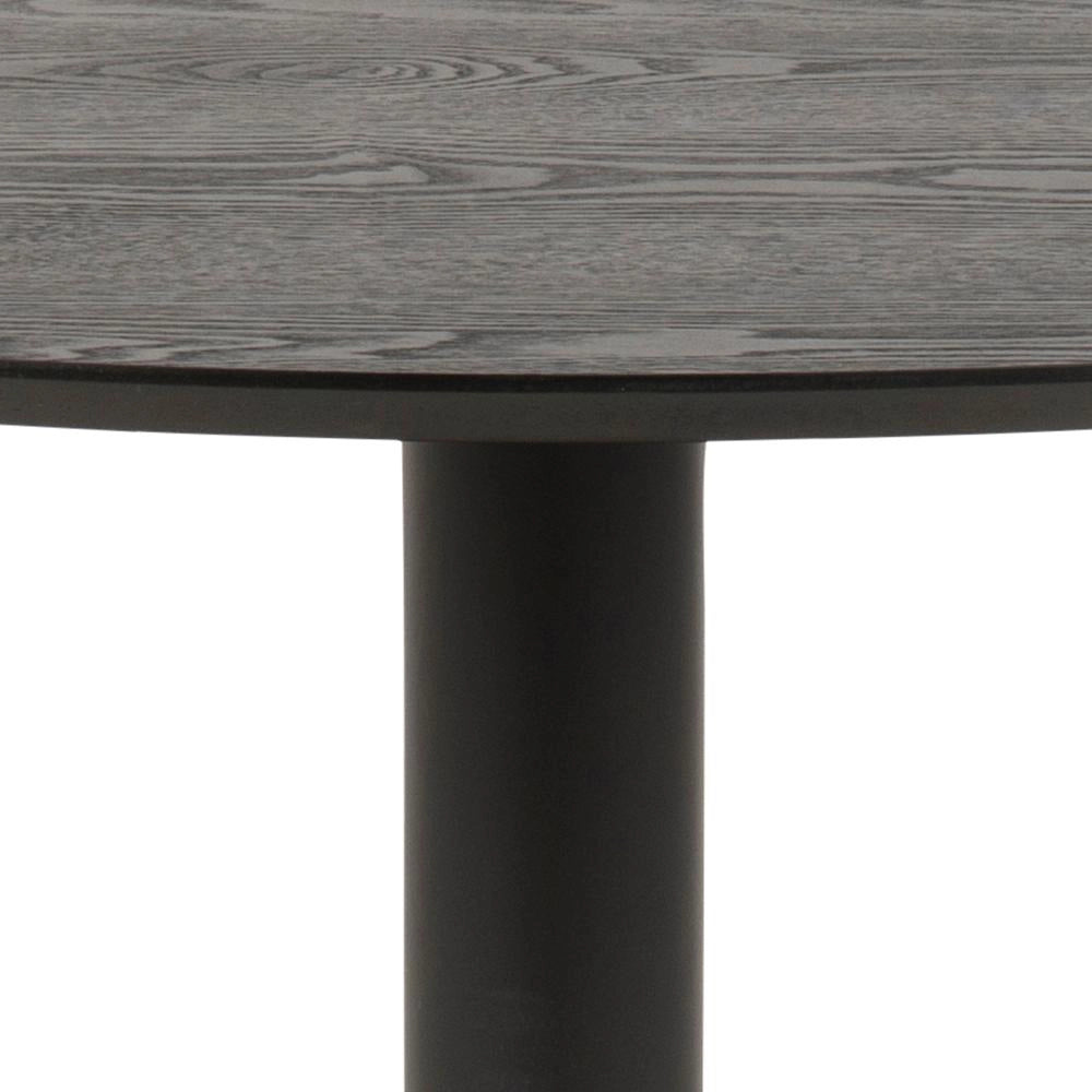 Antonio Round Dining Table Black Top Detail 2