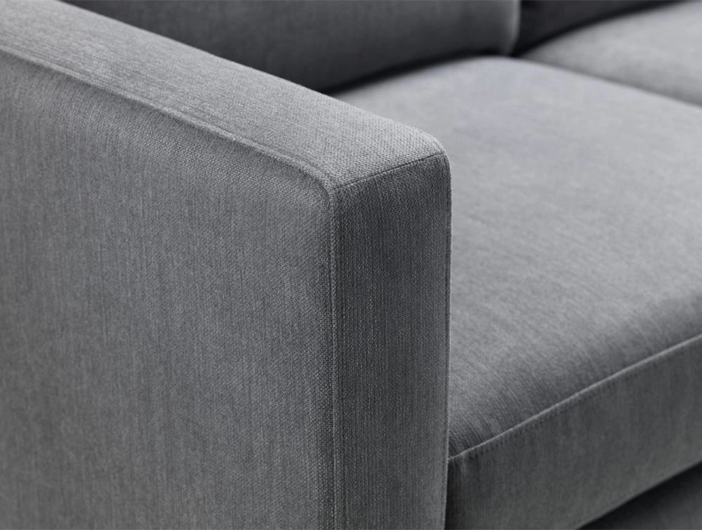 Aria Upholstered Corner Sofa with its Armrest Detail
