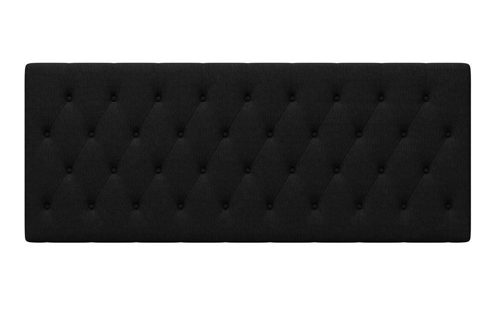 Aspen Headboard 24" High in Graceland Charcoal