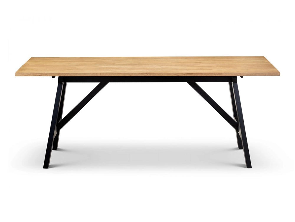 Ava Dining Table Black Oak 2