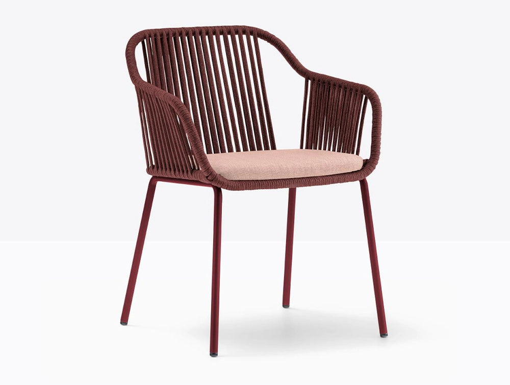 Babila Twist Dining Chair with Armrests 4