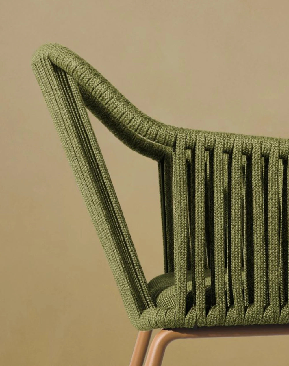 Babila Twist Dining Chair with Armrests Detail 2