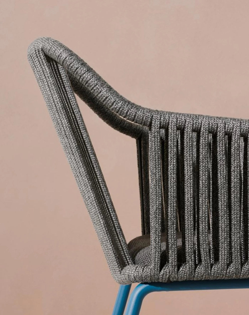 Babila Twist Dining Chair with Armrests Detail 3