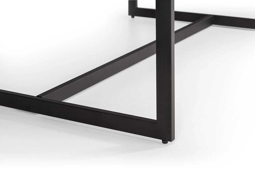 Beca Dining Table Walnut Leg Detail