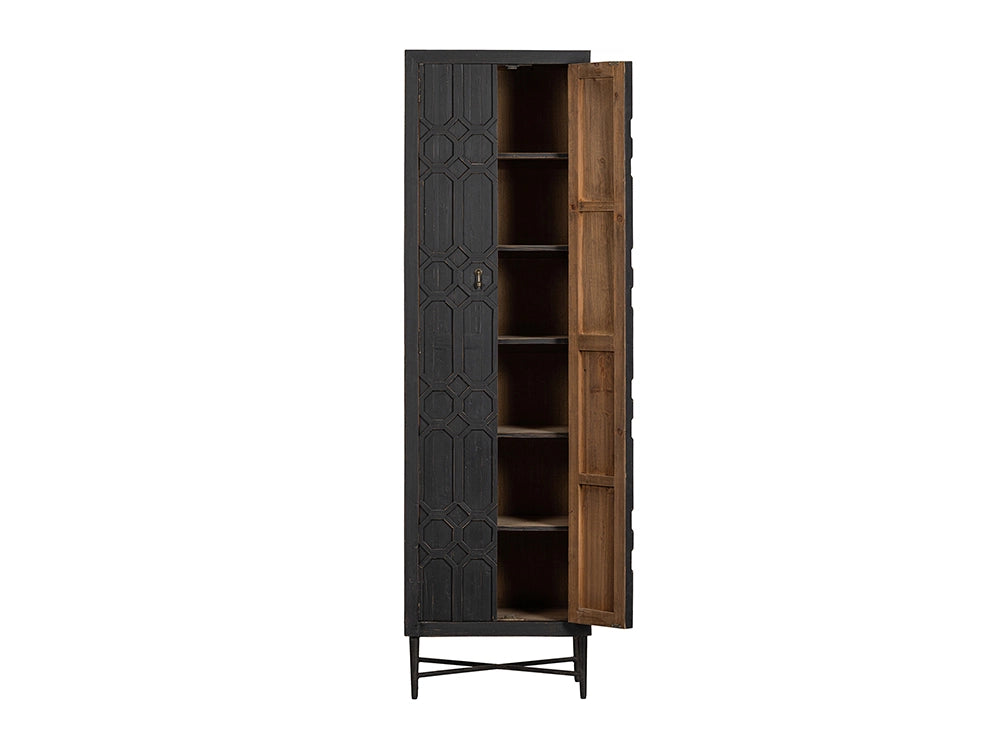 Bella Tall Cabinet - Black 2