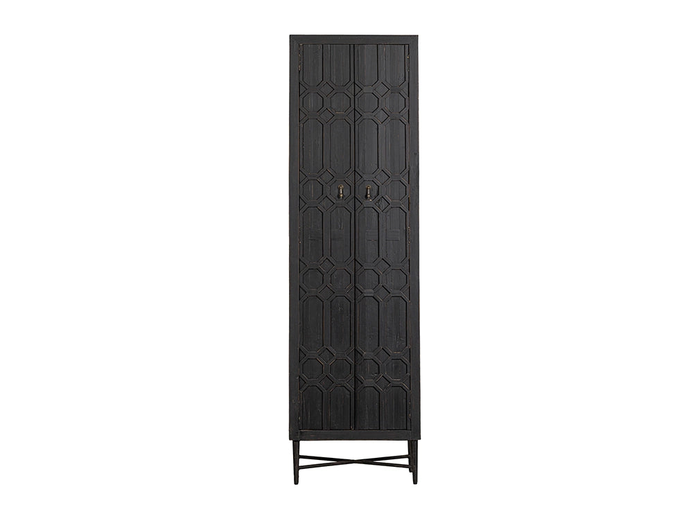 Bella Tall Cabinet - Black 3