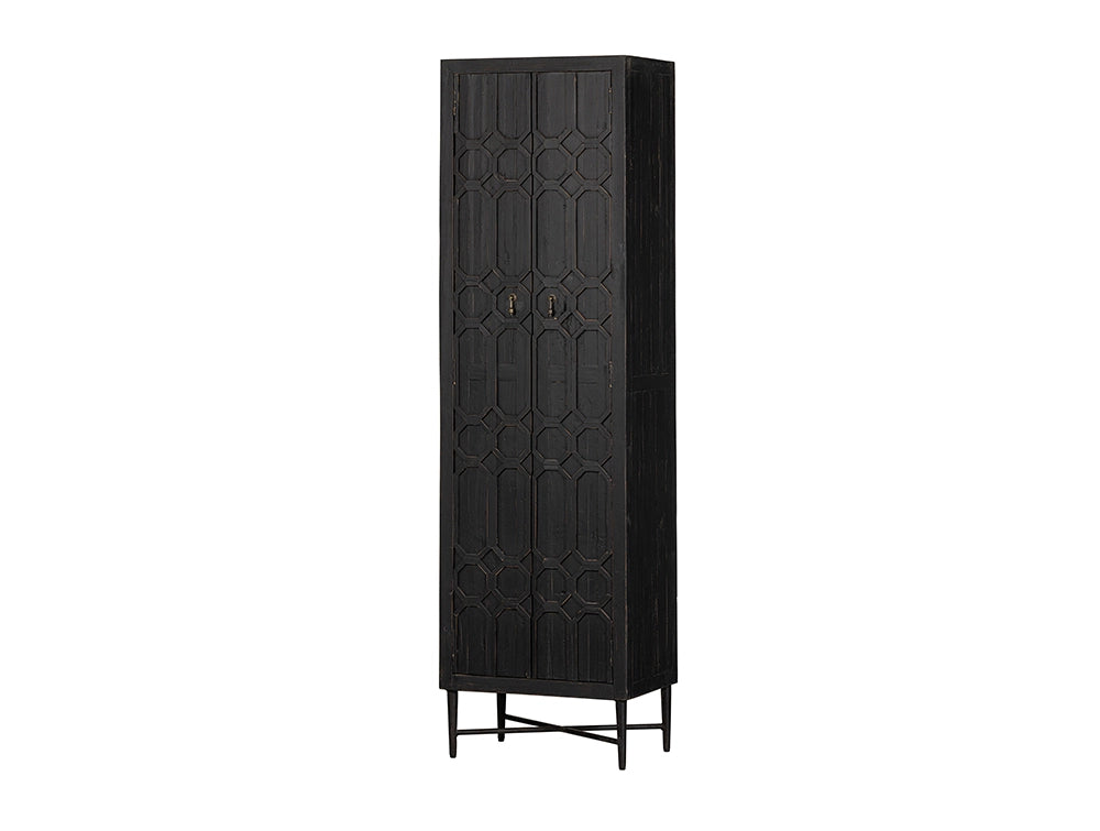 Bella Tall Cabinet - Black