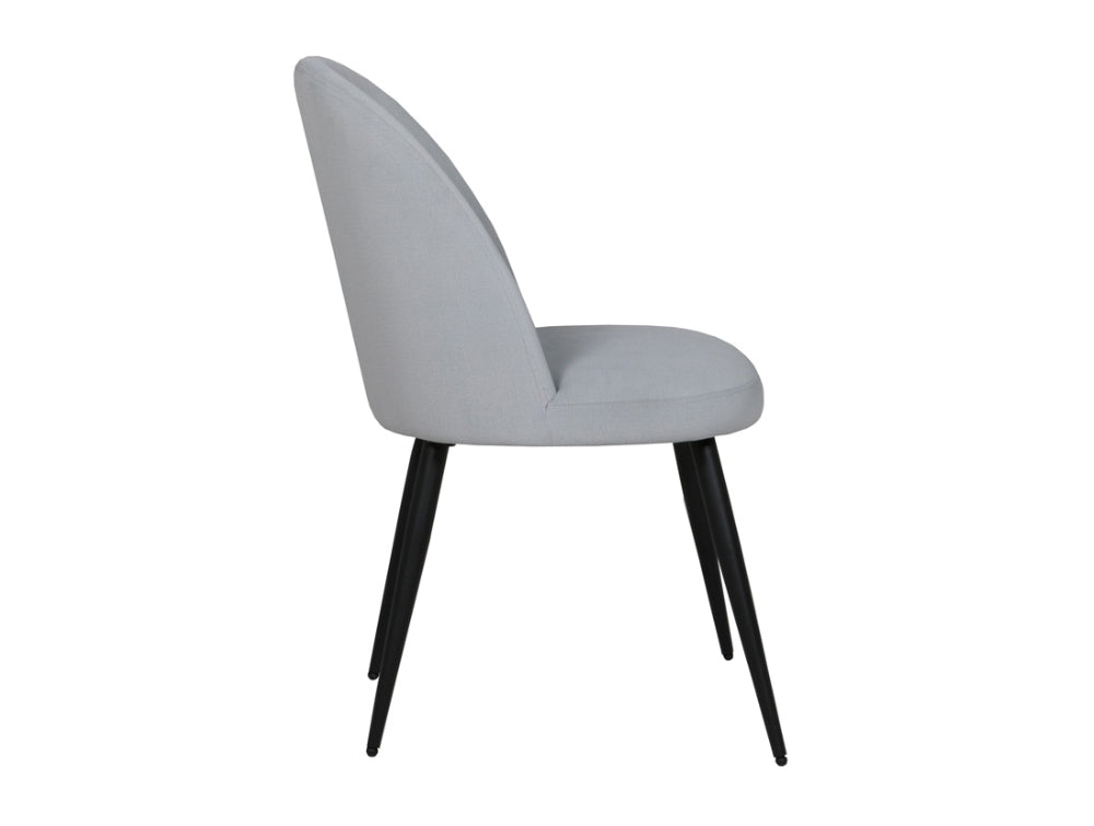 Belle Dining Chair Silver 3