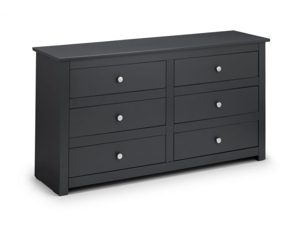 Bradley 6 Drawer Chest Anthracite