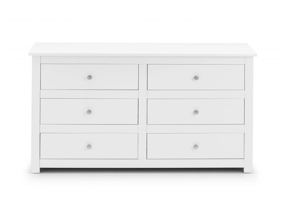 Bradley 6 Drawer Chest Surf White 2