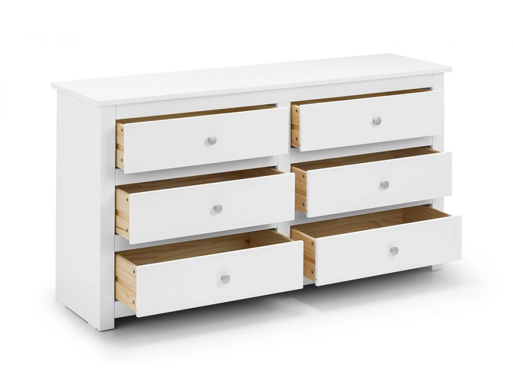 Bradley 6 Drawer Chest Surf White 3