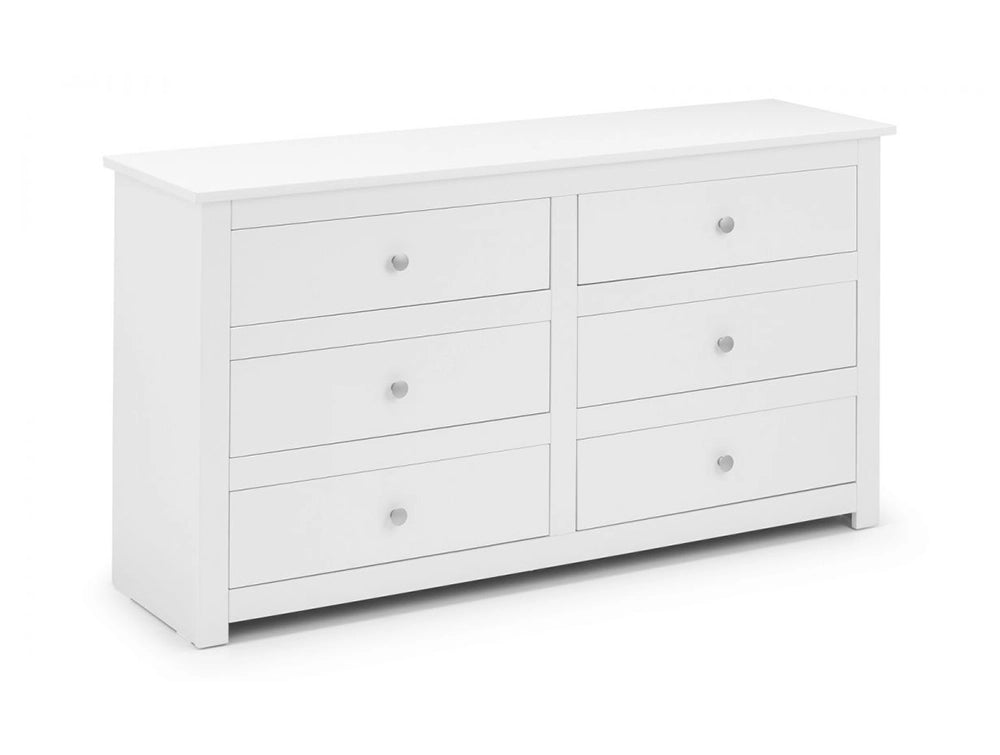 Bradley 6 Drawer Chest Surf White