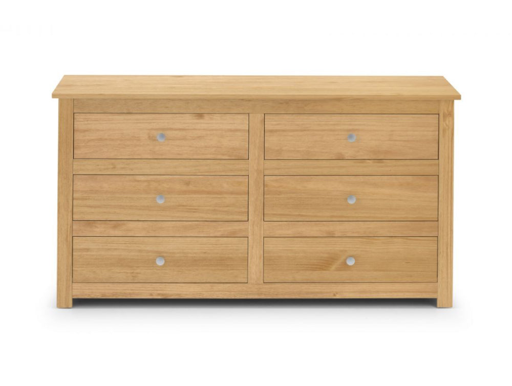 Bradley 6 Drawer Chest Waxed Pine 2