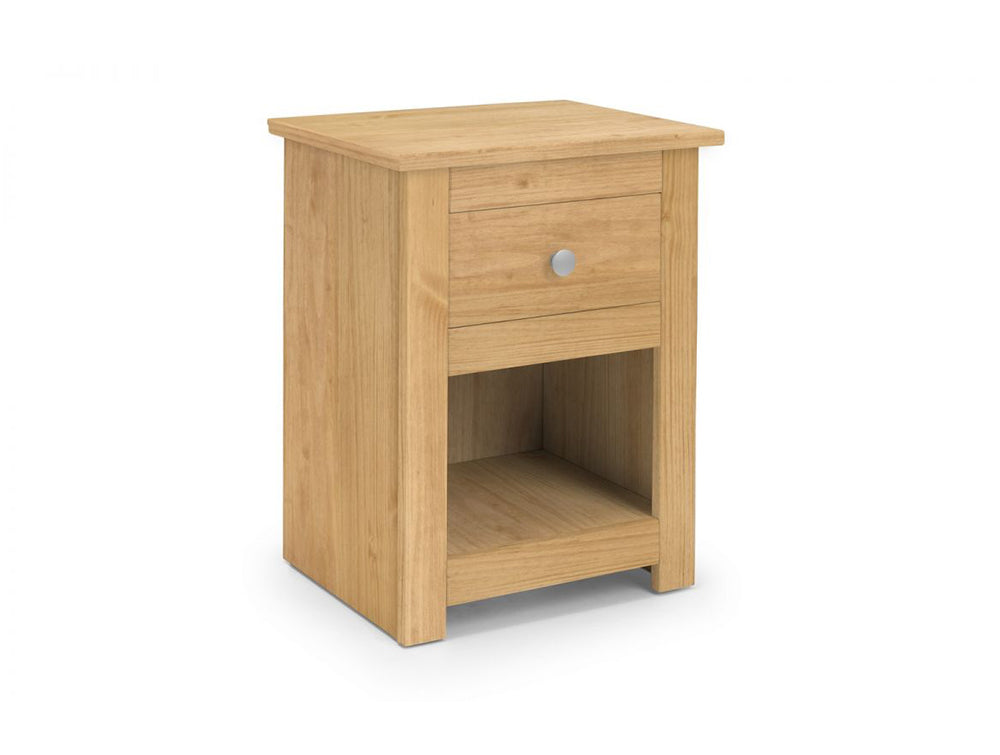 Bradley Bedside Table Waxed Pine
