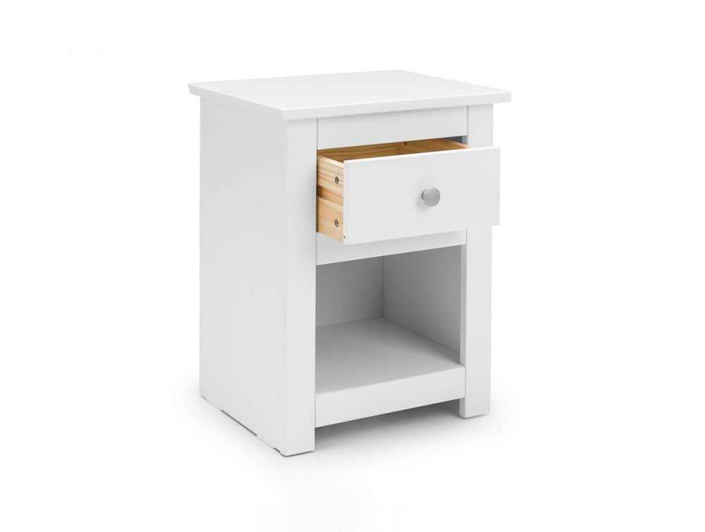 Bradley Bedside Table White 3