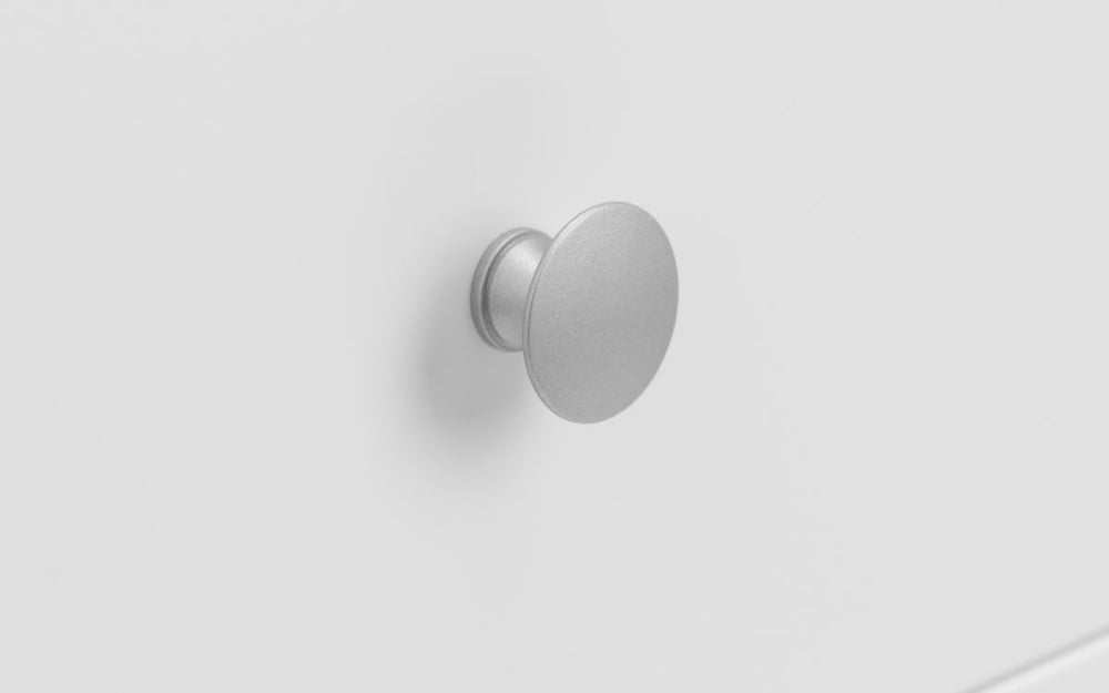Bradley Bedside Table White Handle Detail