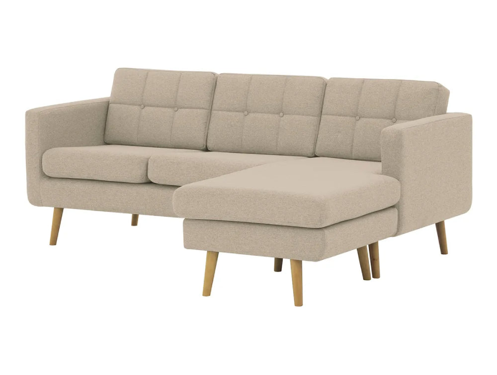 Brent Chaise Sofa - Beige