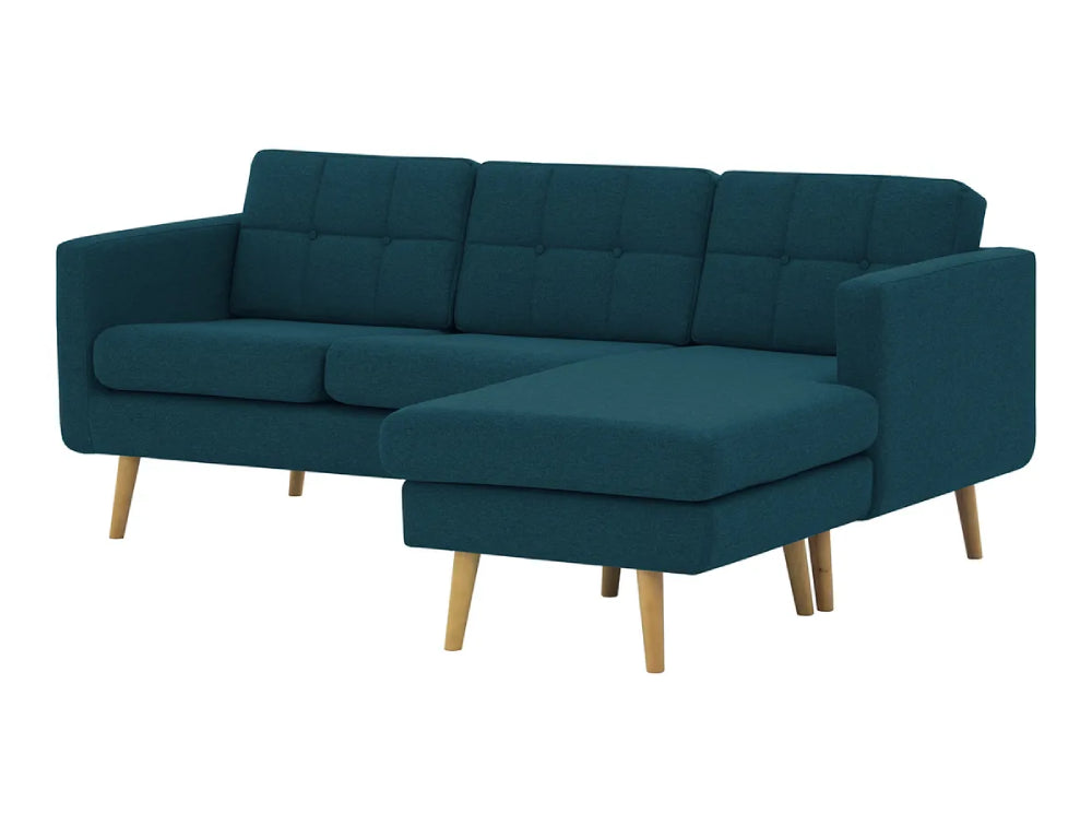 Brent Chaise Sofa - Blue