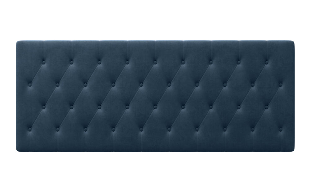 Aspen Headboard 24" High in Plush Velvet Indigo