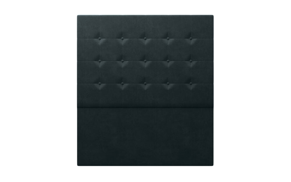 Cleveland Headboard 66" High in Plush Velvet Steel