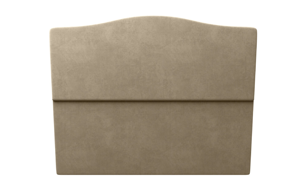 Corbett Headboard 48" High in Plush Velvet Platinum