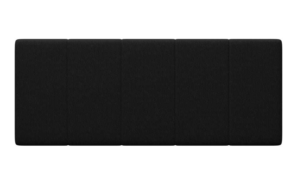 Deco Headboard 24" High in Graceland Charcoal