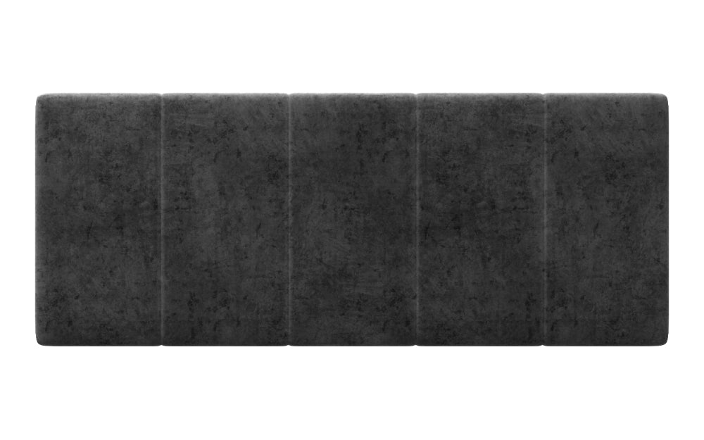 Deco Headboard 24" High in Marble Gunmetal