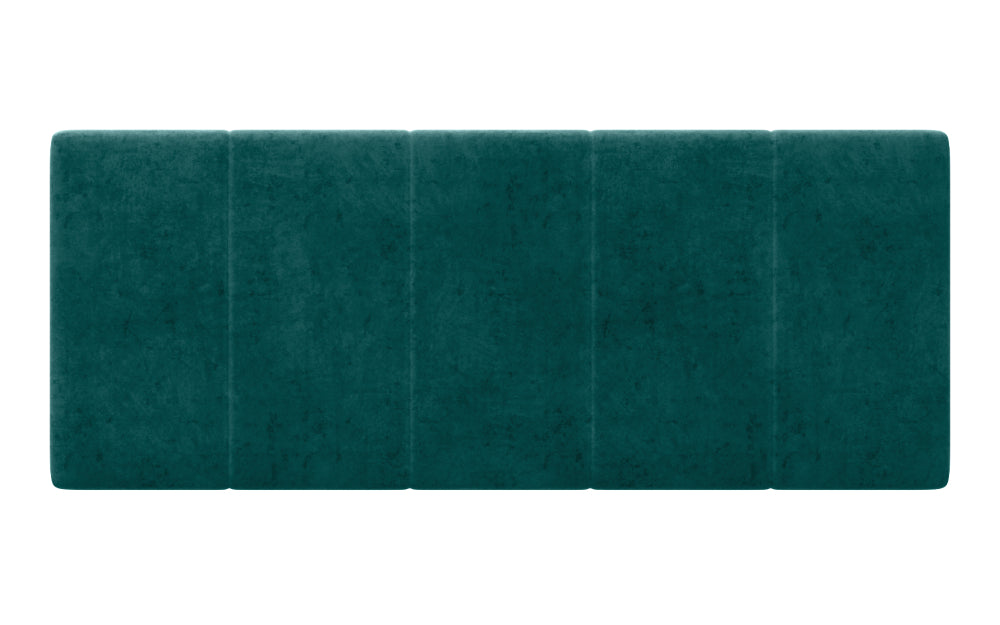 Deco Headboard 24" High in Marble Peacock