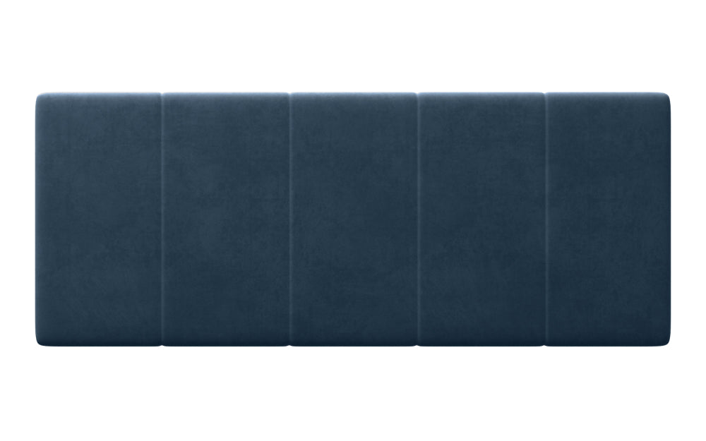 Deco Headboard 24" High in Plush Velvet Indigo