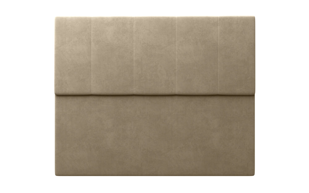 Glamour Headboard 48" High in Plush Velvet Platinum