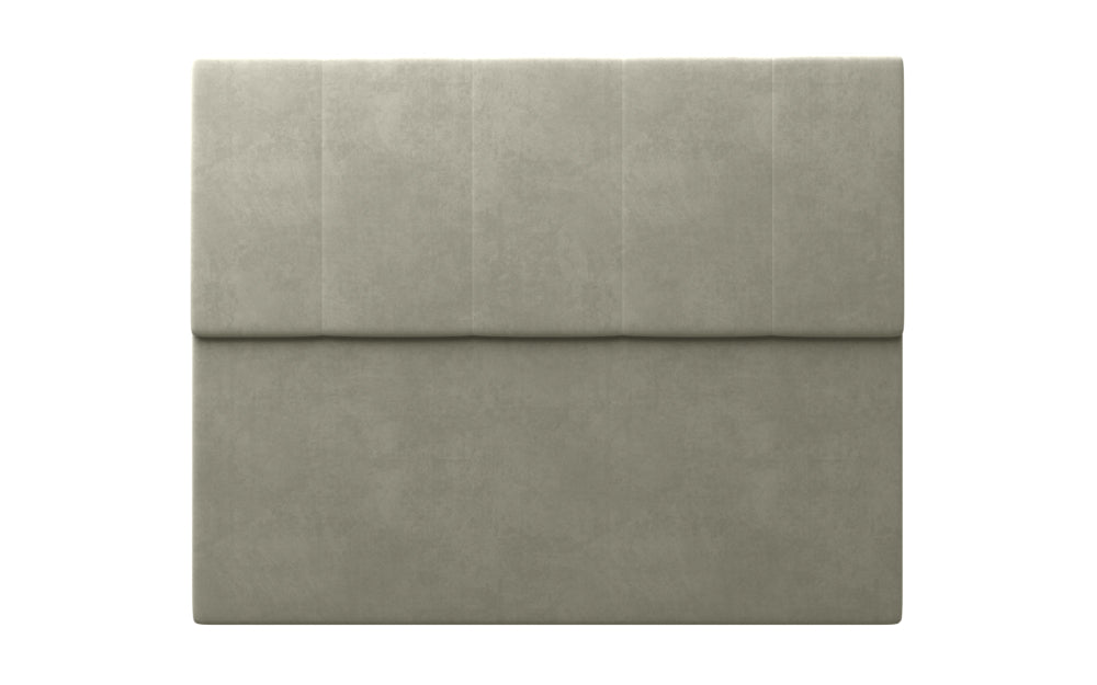 Glamour Headboard 48" High in Plush Velvet Silver