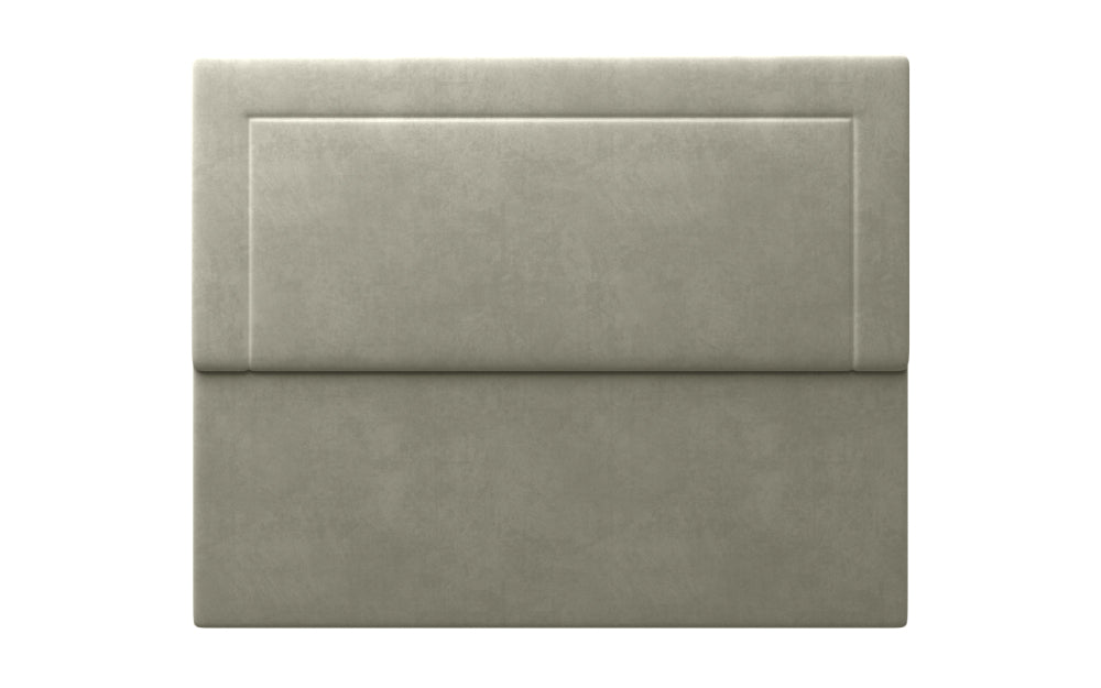 Gracewood Headboard 48" High in Plush Velvet Silver