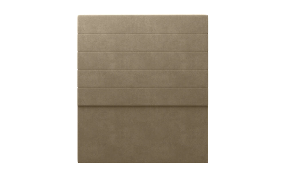 Grosvenor Headboard 66" High in Plush Velvet Platinum