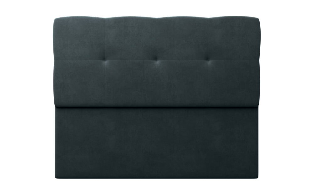 Monza Headboard 48" High in Plush Velvet Steel