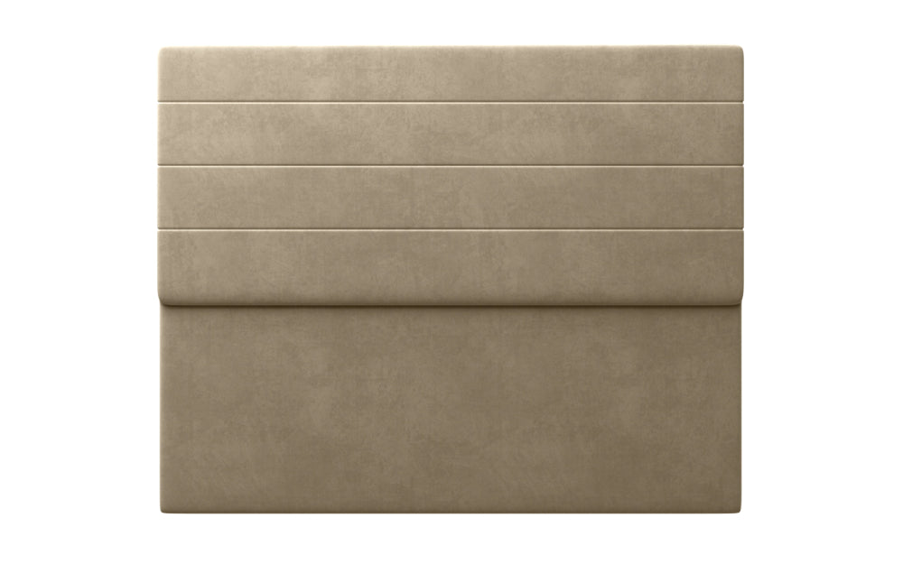 Olympia Headboard 48" High in Plush Velvet Platinum