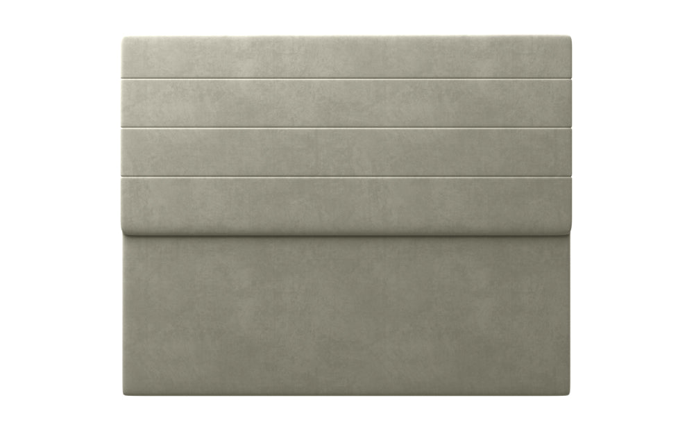 Olympia Headboard 48" High in Plush Velvet Silver