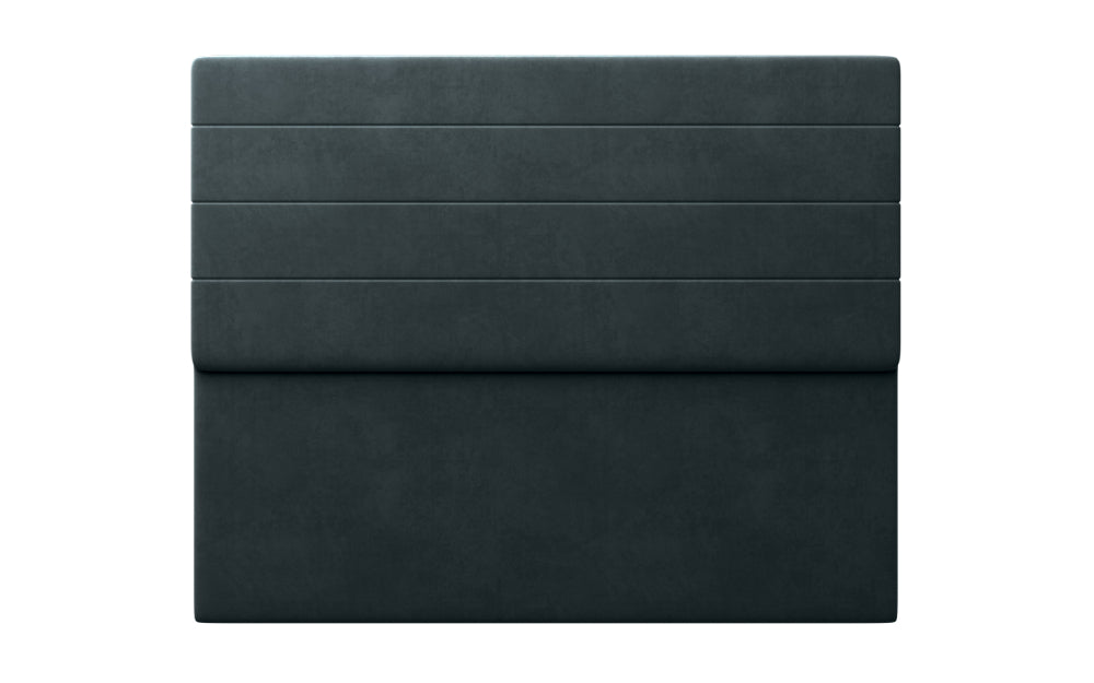 Olympia Headboard 48" High in Plush Velvet Steel